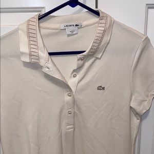 Lacoste size 40 beige color
